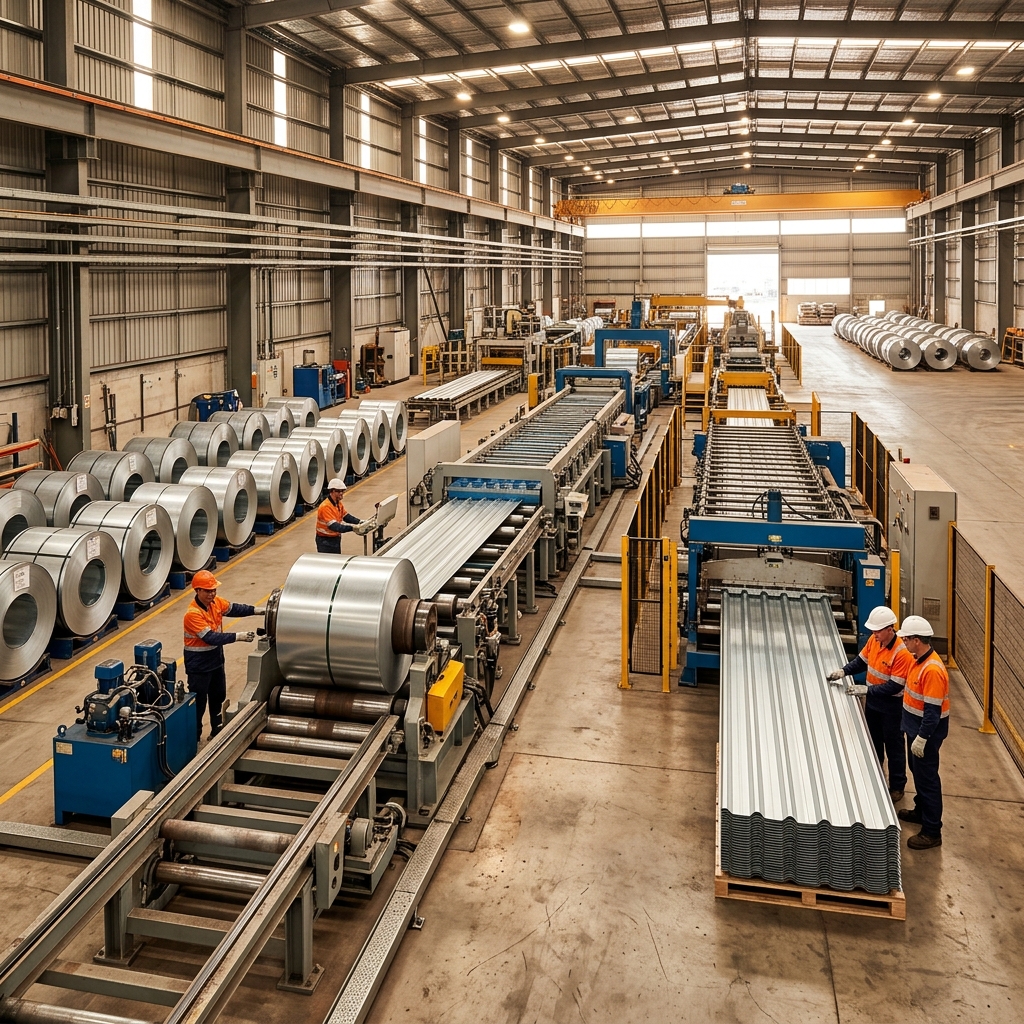 Shndheshwari Infra Steel manufacturing facility